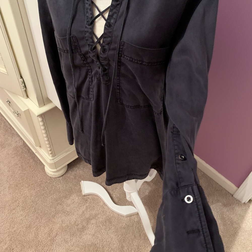 Free People Lace Up Top - Picture 2 of 3